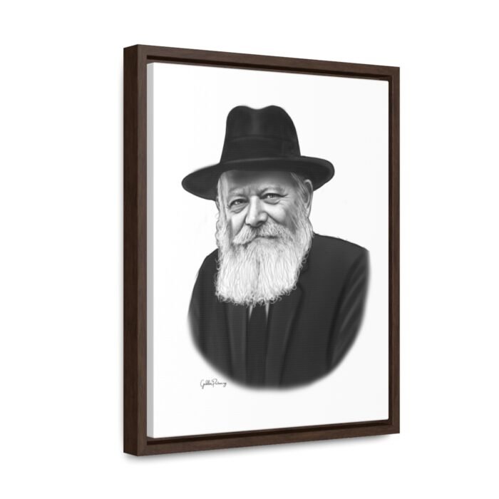 The Lubavitcher Rebbe Framed Canvas