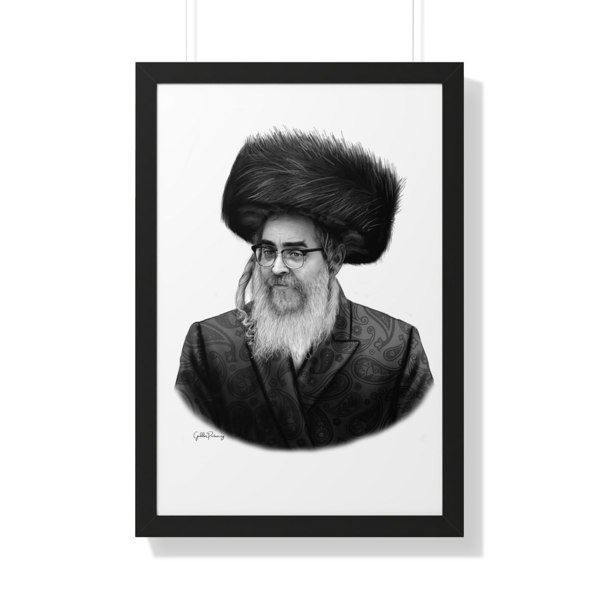 Reb Aaron Teitelbaum Shlita Framed Print, Gedolim Pictures