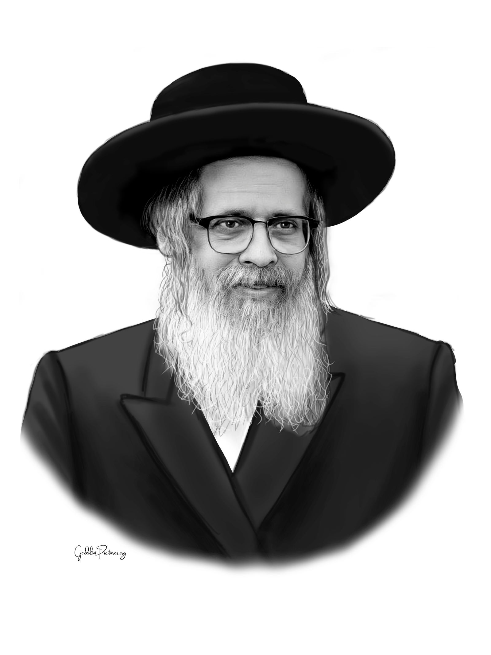 Reb Zalman Leib Teitelbaum Shlita - Premium Gedolim Portrait for ...