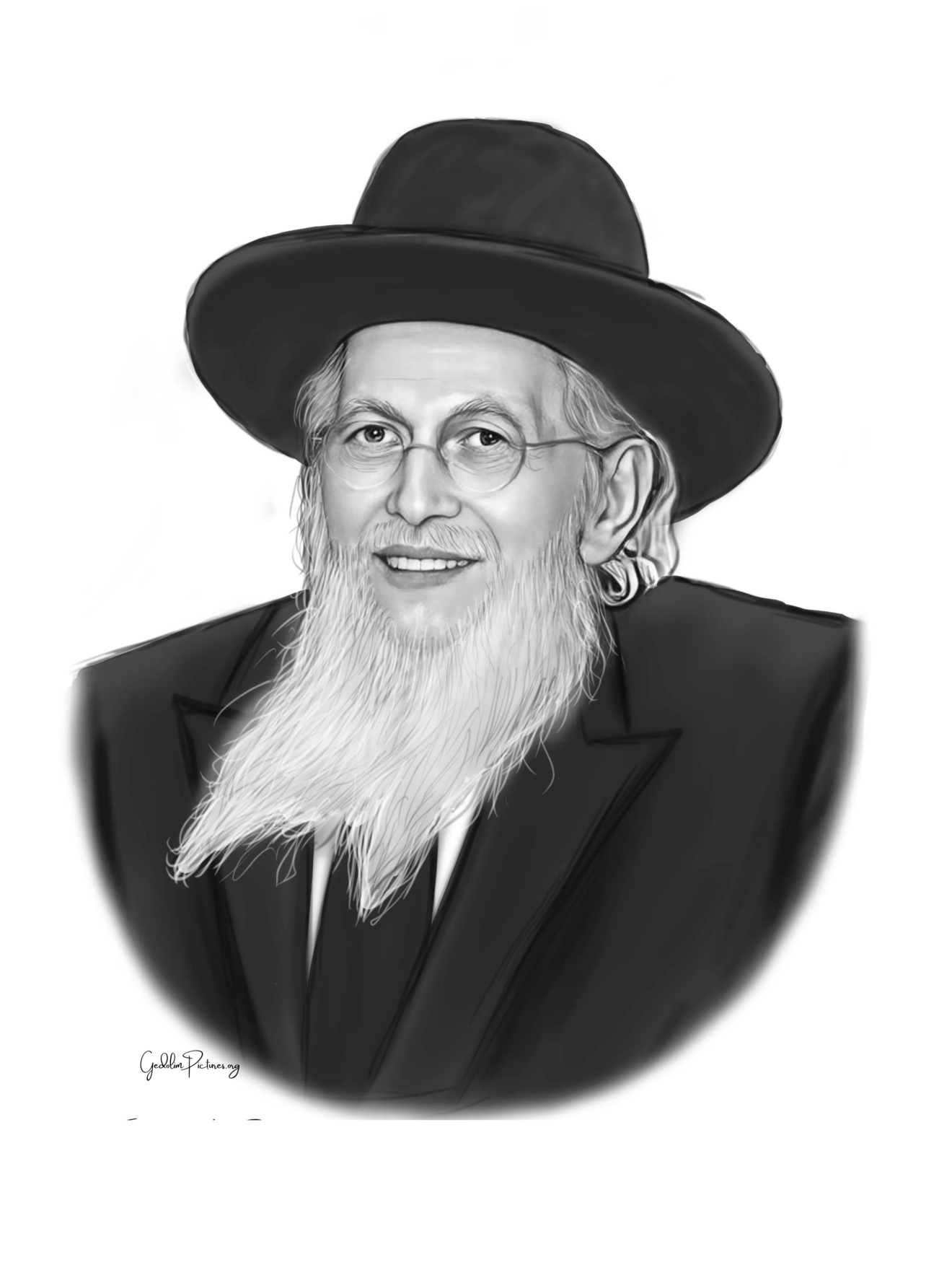 Reb Aaron Schechter - Premium Gedolim Portrait for Download ...